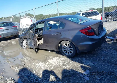 2012 Honda Civic Ex из США, поврежденный, VIN 19XFB2F83CE060153